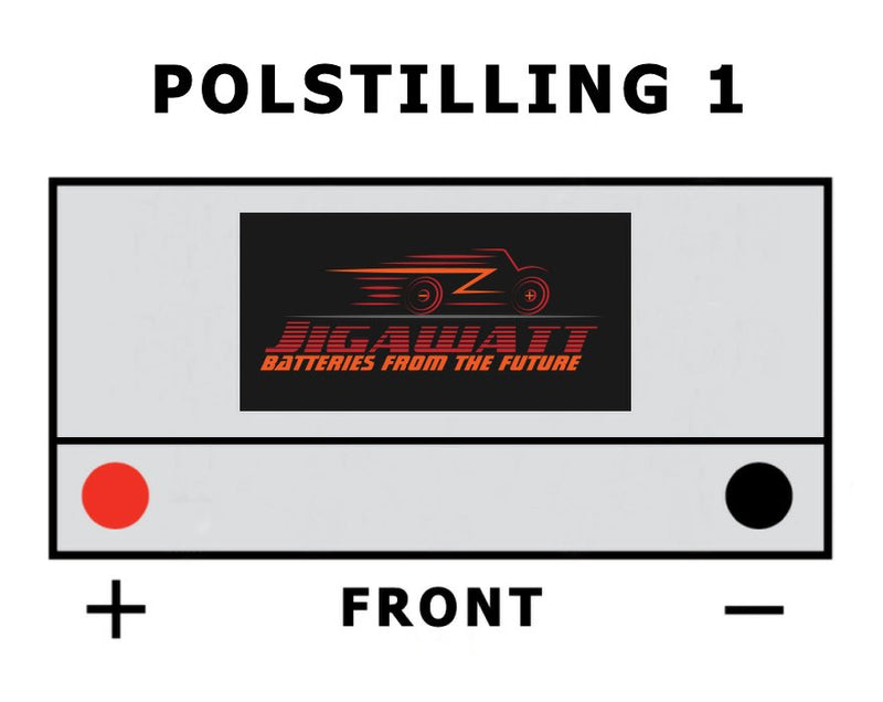 Jigawatt LBB18S-1-12Ah (Low, især Harley)Mc batteri (Lithium)
