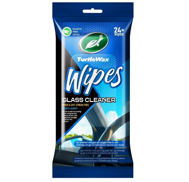 TURTLE WAX GLASS WIPES FLATPACK