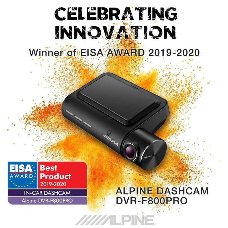 ALPINE DVR-F800PRO DASHBOARD KAMERA M. GPS, LANE ASSIST "AWARD WINNER"