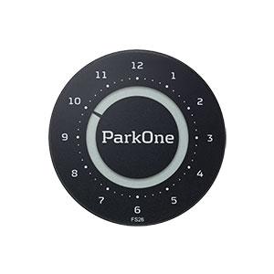 ParkOne 2 Elektroninsk P-Skive "Carbon Black" - lfmotoroptimering.dk